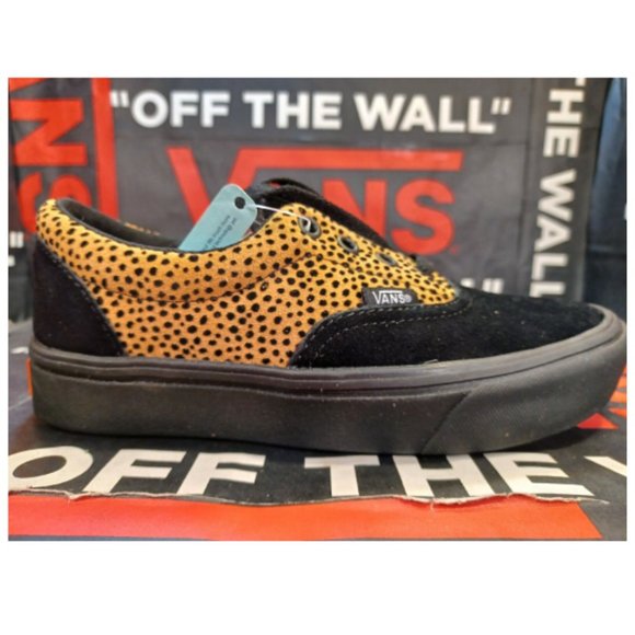 Vans Comfycush Era Tiny Cheetah Black Suede Shoes Mens 4/Women's 5.5 VN0A3WM9VWS - Picture 8 of 12